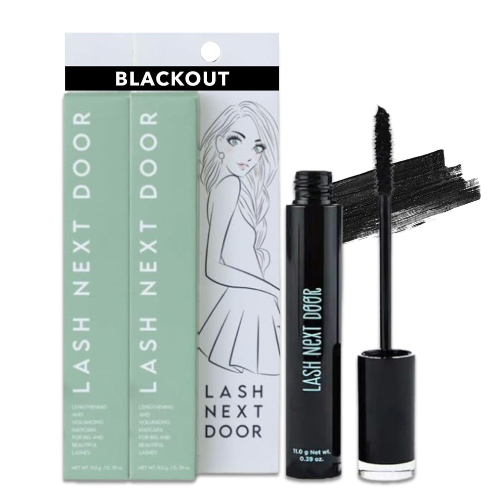 Lash Next Door Mascara – bouteille noire pour un regard intense et durable.