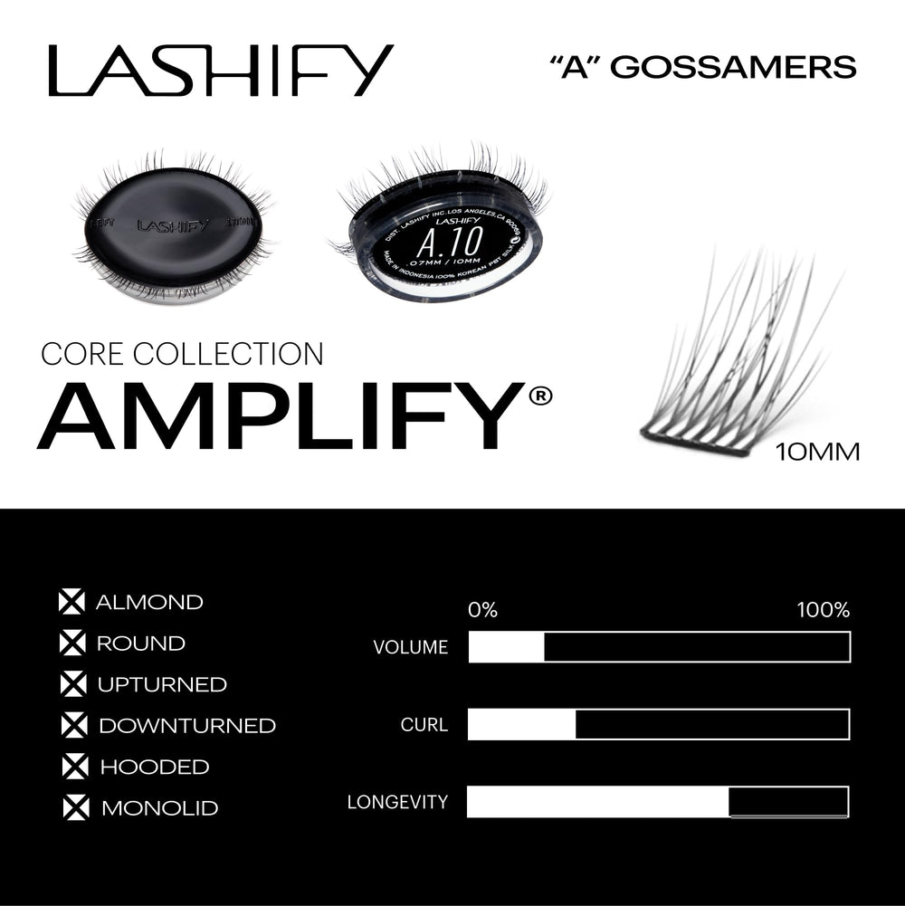 Lashify Amplify 12mm Gossamer : volume subtil pour le quotidien.