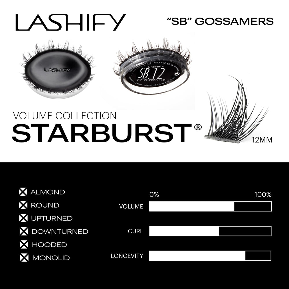 Applicateur Lashify Fuse Control facilitant une pose précise.