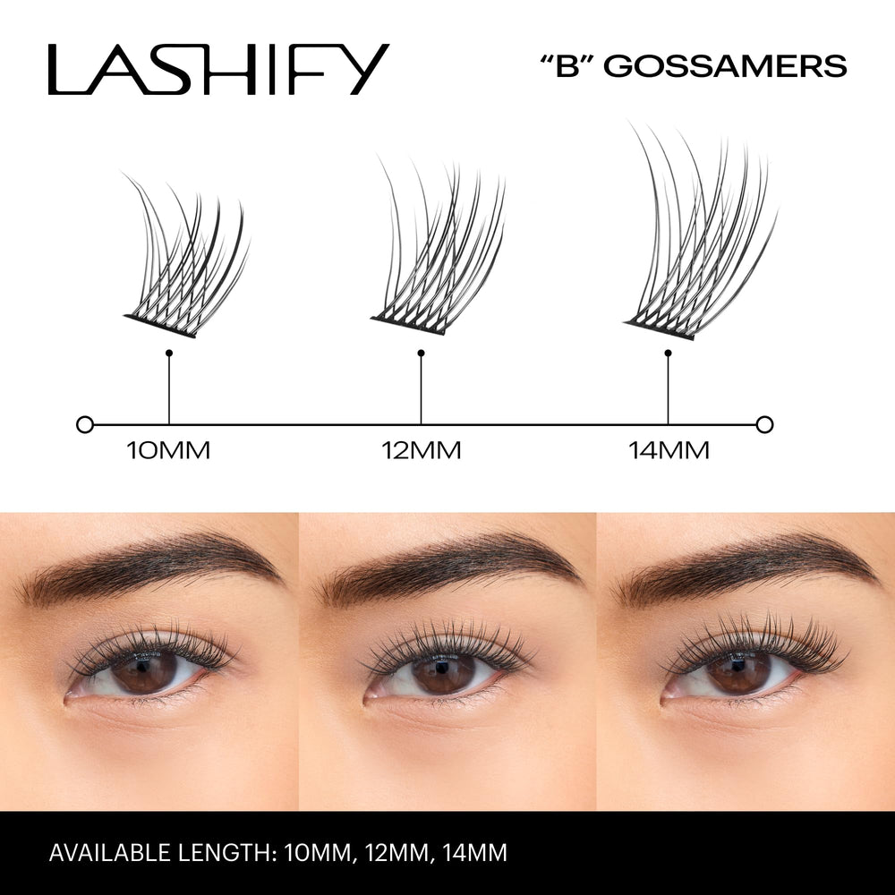 Effet Look Piece-y Lashify Bold 14mm Gossamer pour un style audacieux