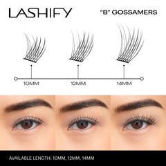 Effet Look Piece-y Lashify Bold 14mm Gossamer pour un style audacieux
