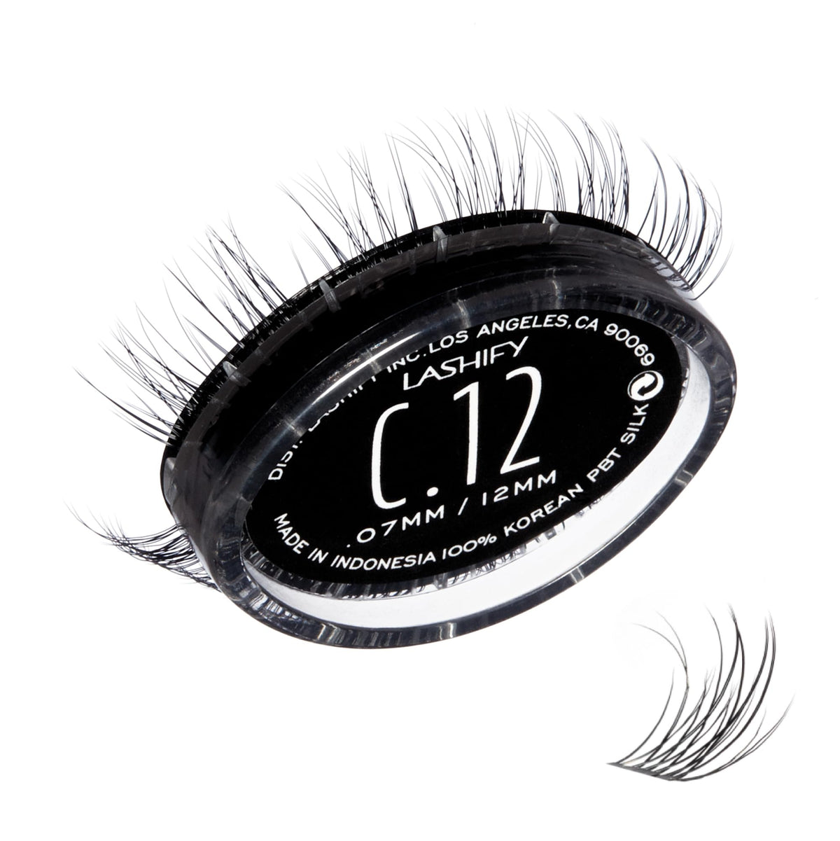 Lashify Curl 12mm Gossamer, boucles naturelles pour un regard ouvert.