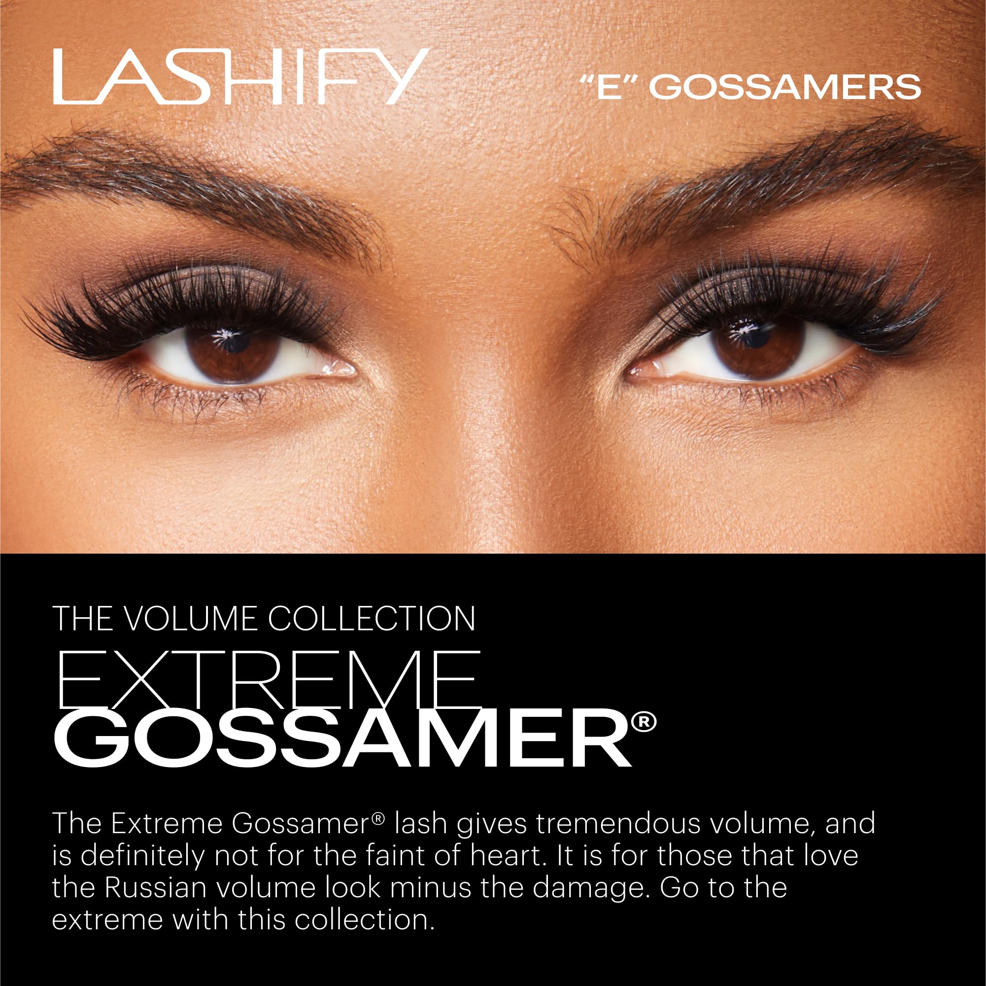Lashify Extreme 15mm Gossamer détail: détails fins pour une texture naturelle et durable.
