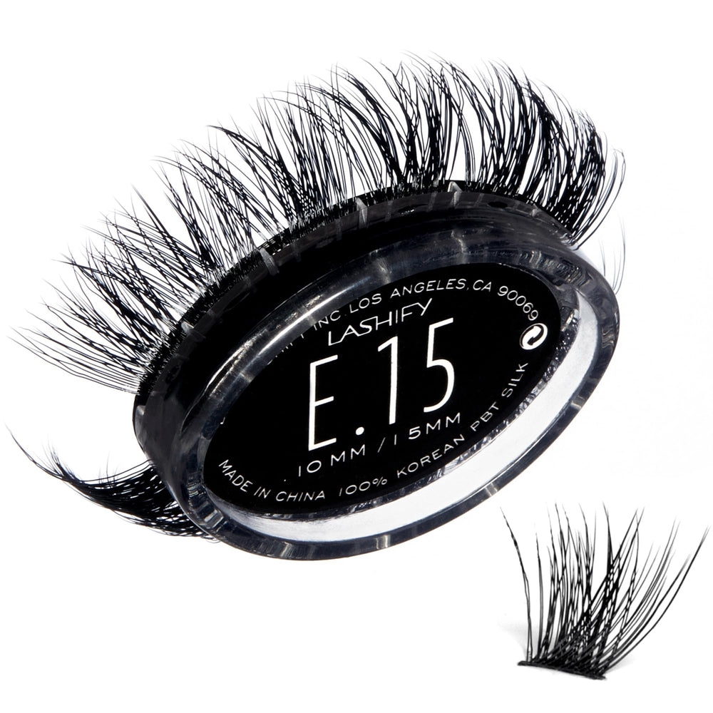 Lashify Extreme 15mm Gossamer refill: volume spectaculaire pour un regard intense dès le premier pose.