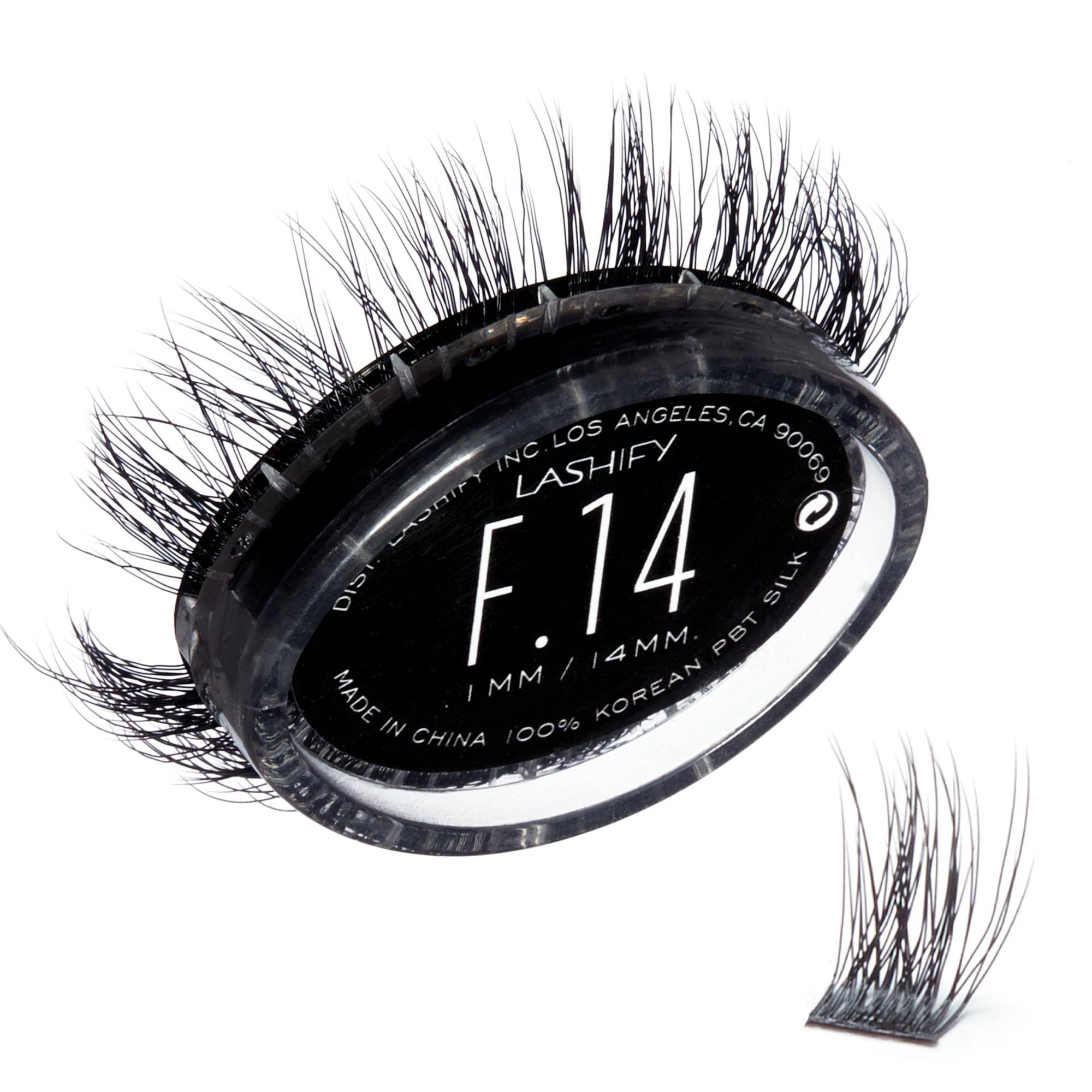 Lashify Fluffy 14mm Gossamer offre un remplissage dense pour plus de volume.