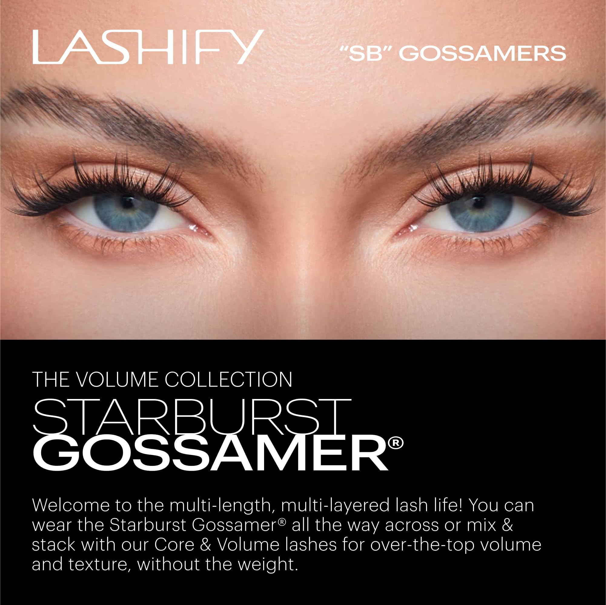 Gossamer Lashify Core et Volume pour mélanger textures et densité.