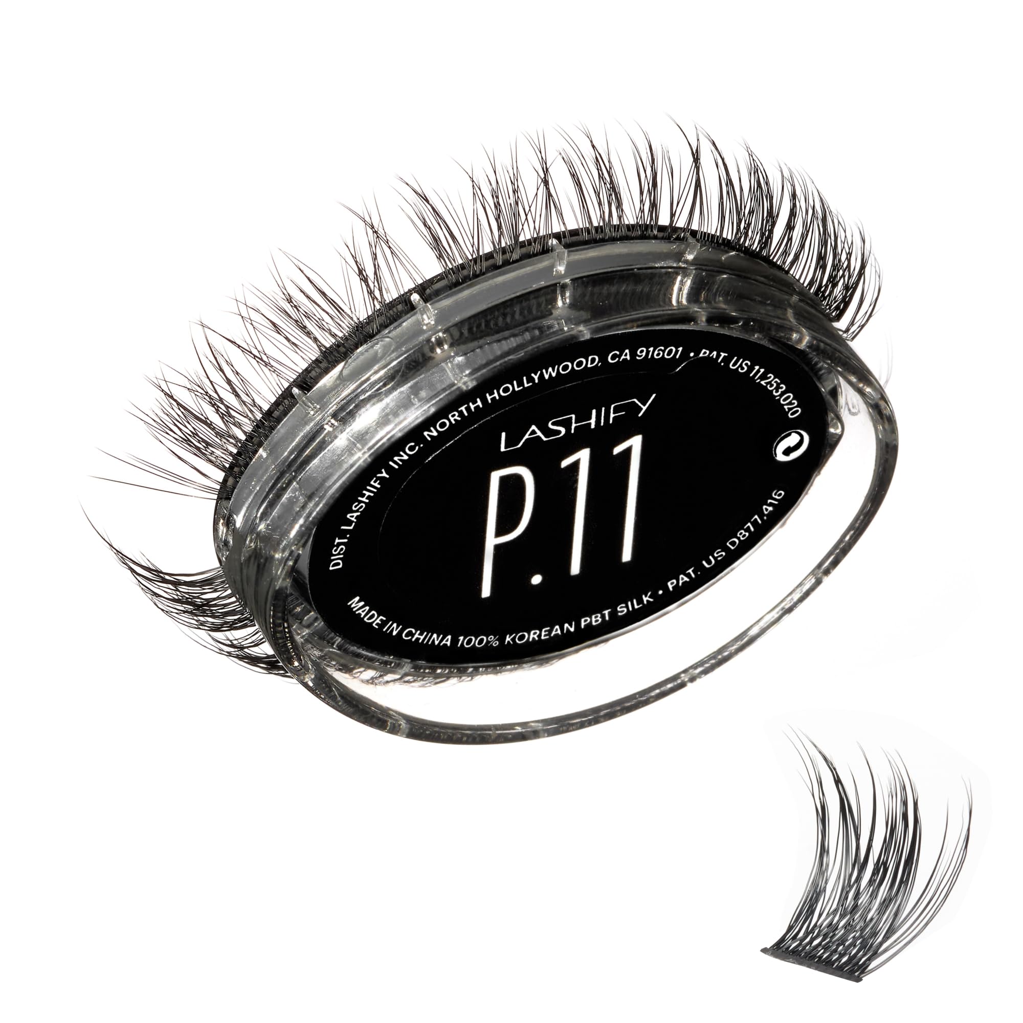 Lashify Plushy 11mm: fibres noires pour un regard volumisé et naturel