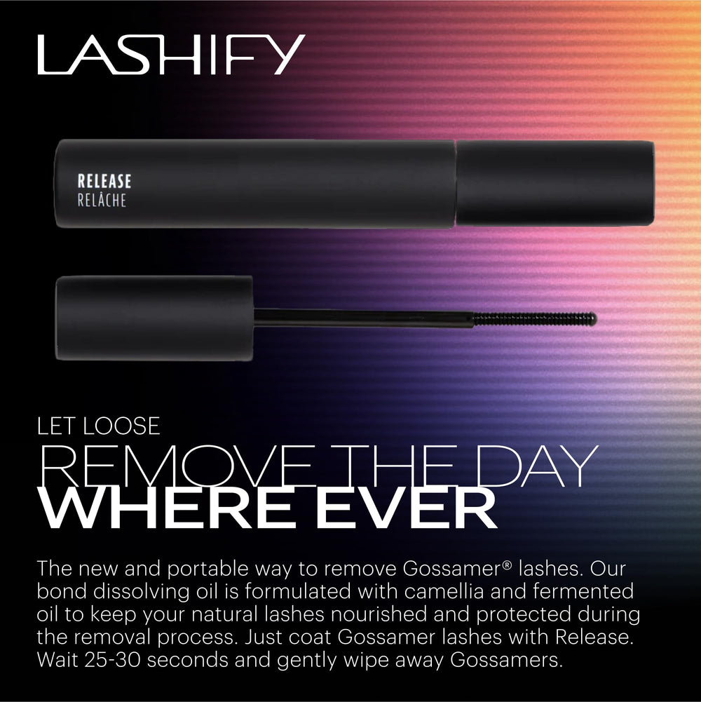 Lashify Release application-cils: appliquez sur les cils et retirez facilement.