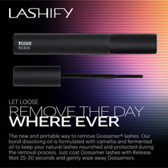 Lashify Release application-cils: appliquez sur les cils et retirez facilement.