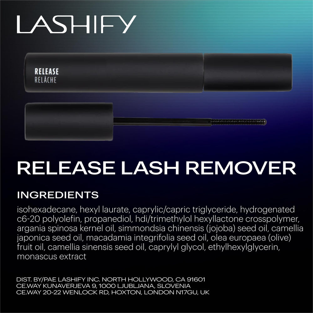 Lashify Release attente-25-30-secondes: temps optimal pour un décollement en douceur.