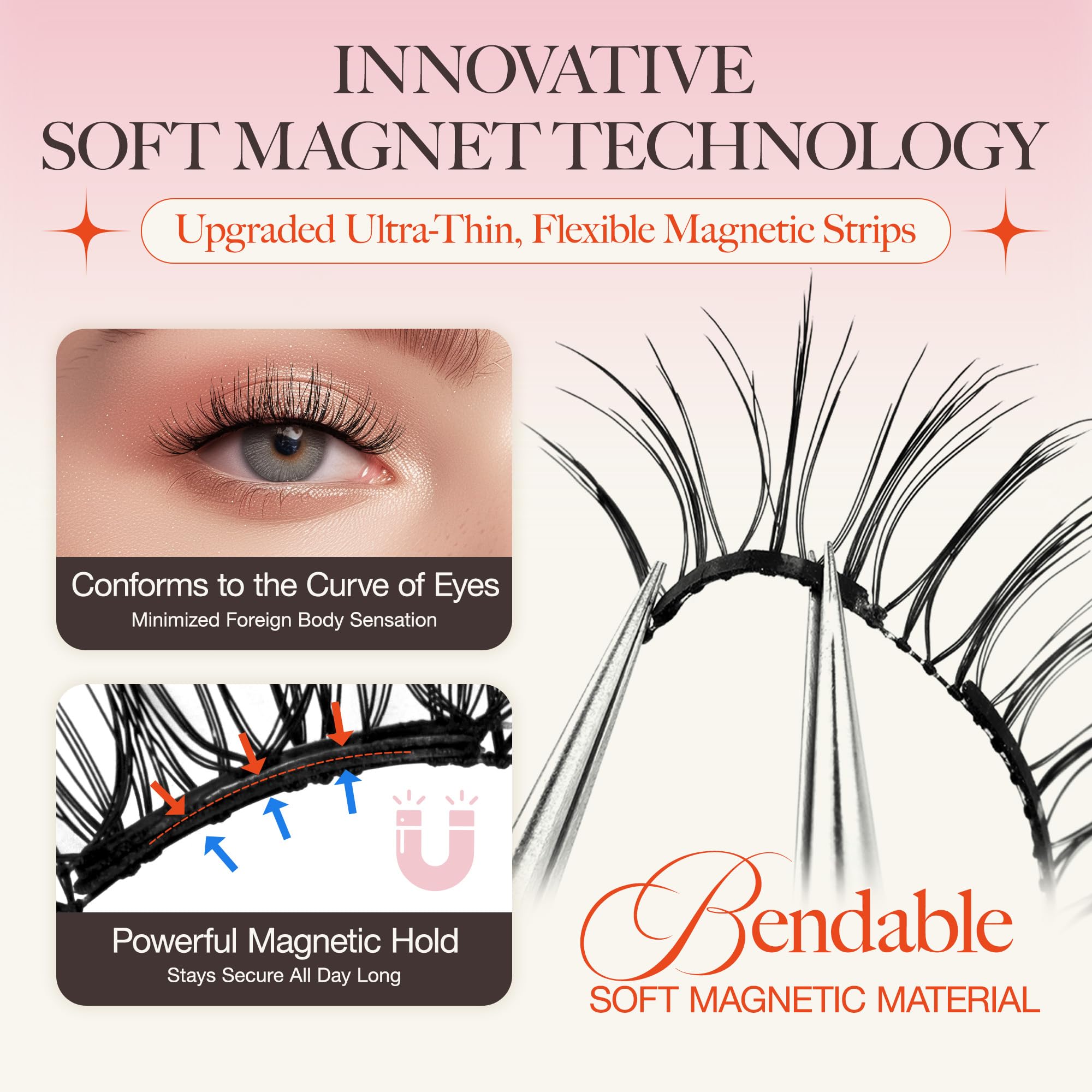 LASHVIEW reusable magnetic lashes support all-day hold