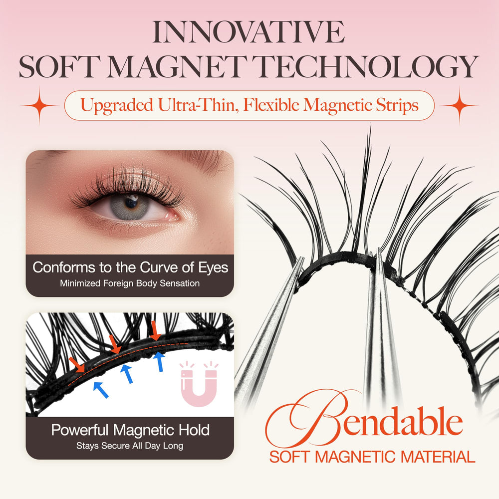 LASHVIEW reusable magnetic lashes support all-day hold