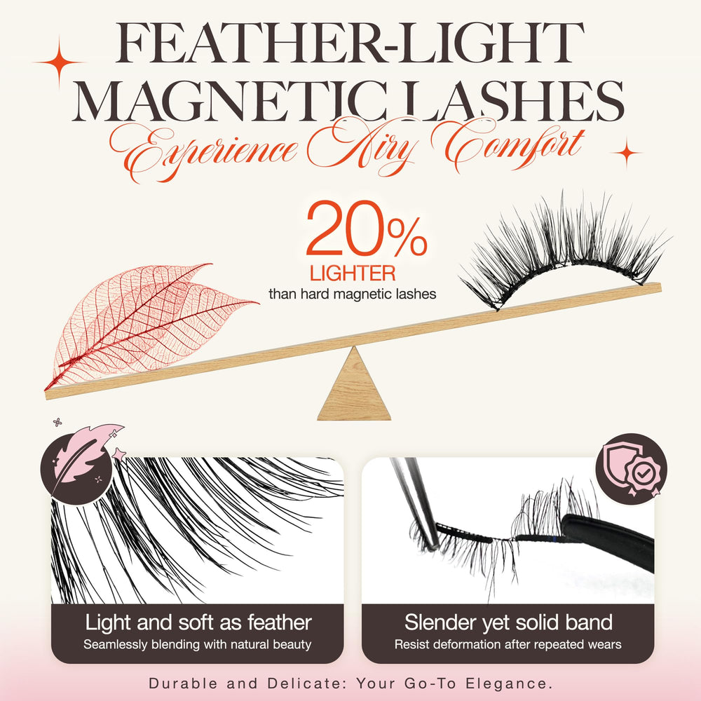 LASHVIEW Applicateur magnetique inclus: pose précise sans colle