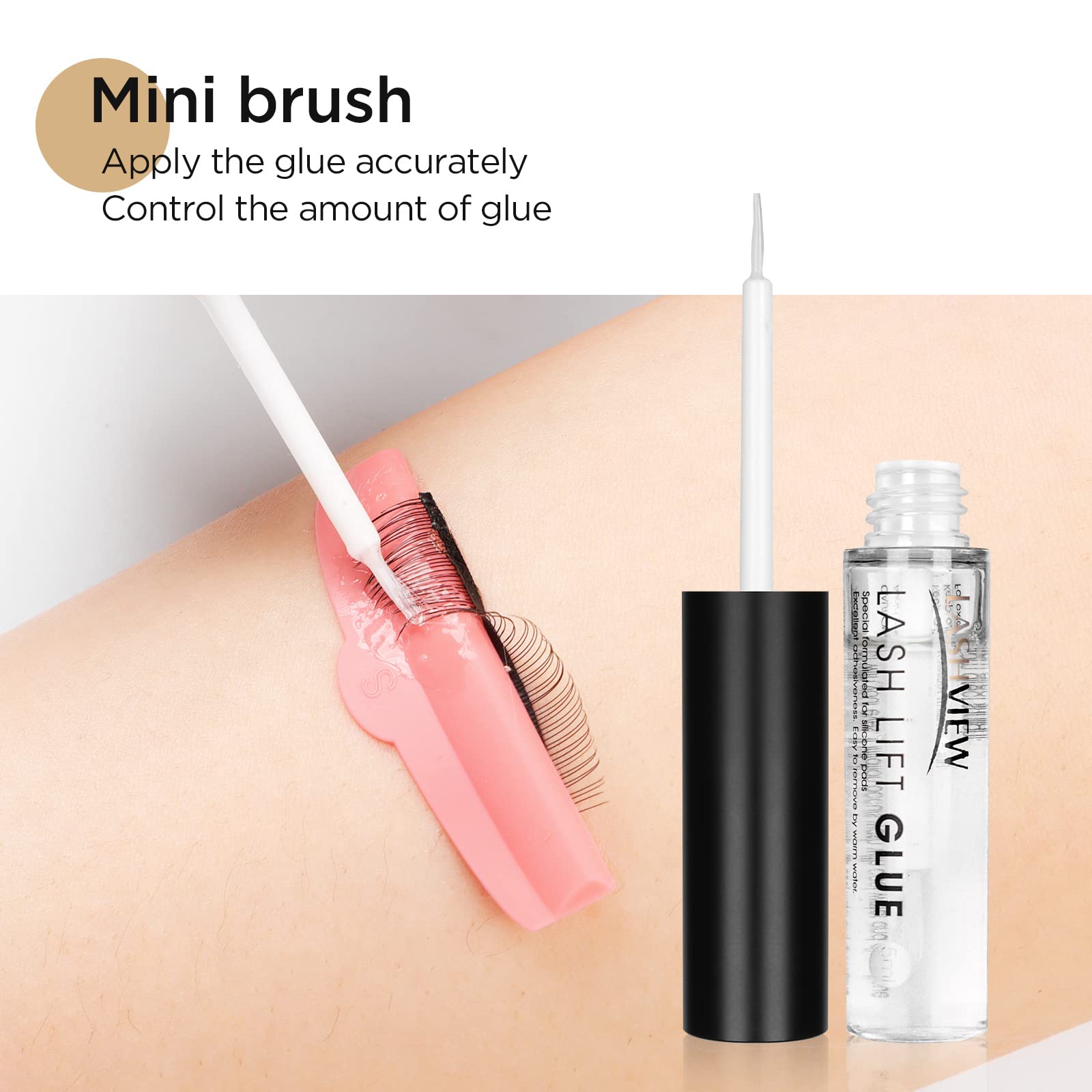 LASHVIEW Applicateur precis: application controlee pour chaque cil