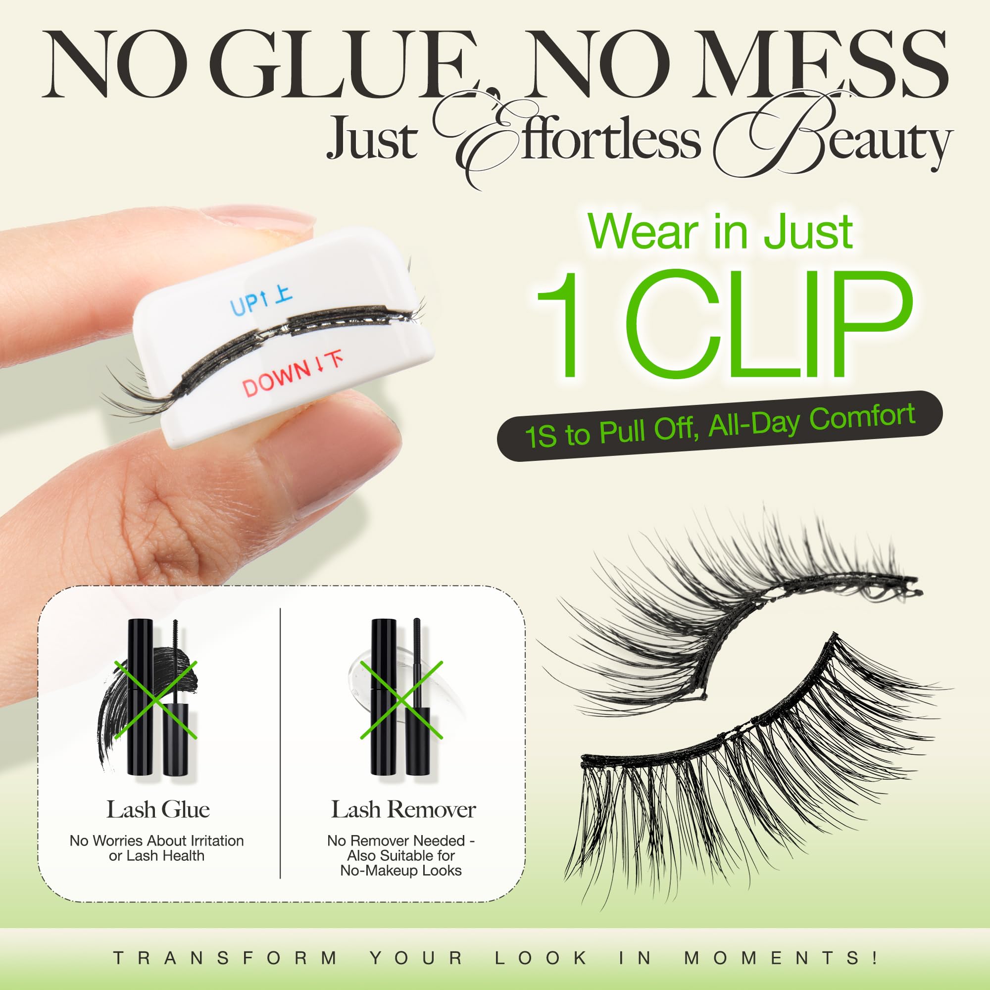 LASHVIEW legerete et confort toute la journee pour un style discret
