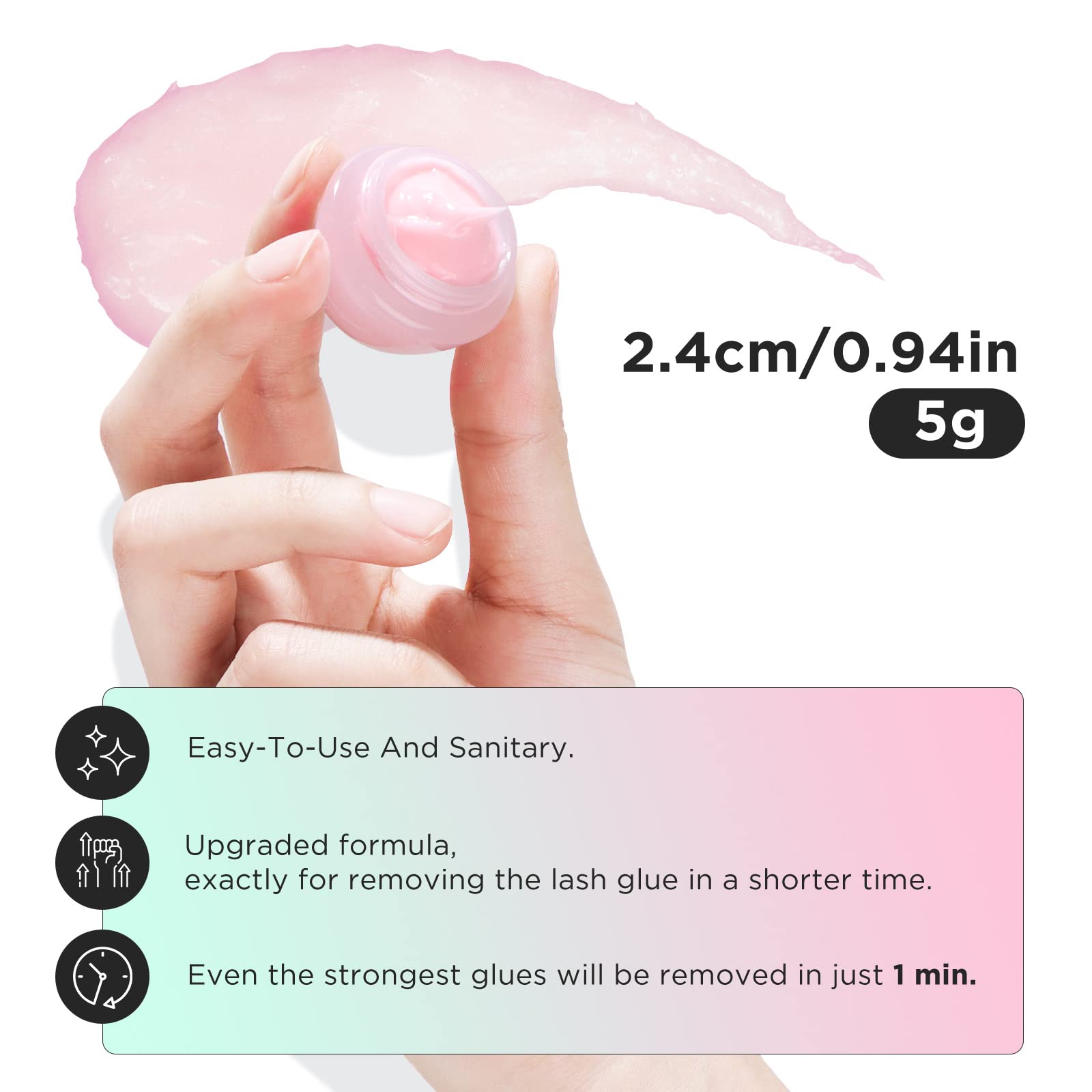 LASHVIEW Lily crème démêlante – format pro pour retirer les extensions.