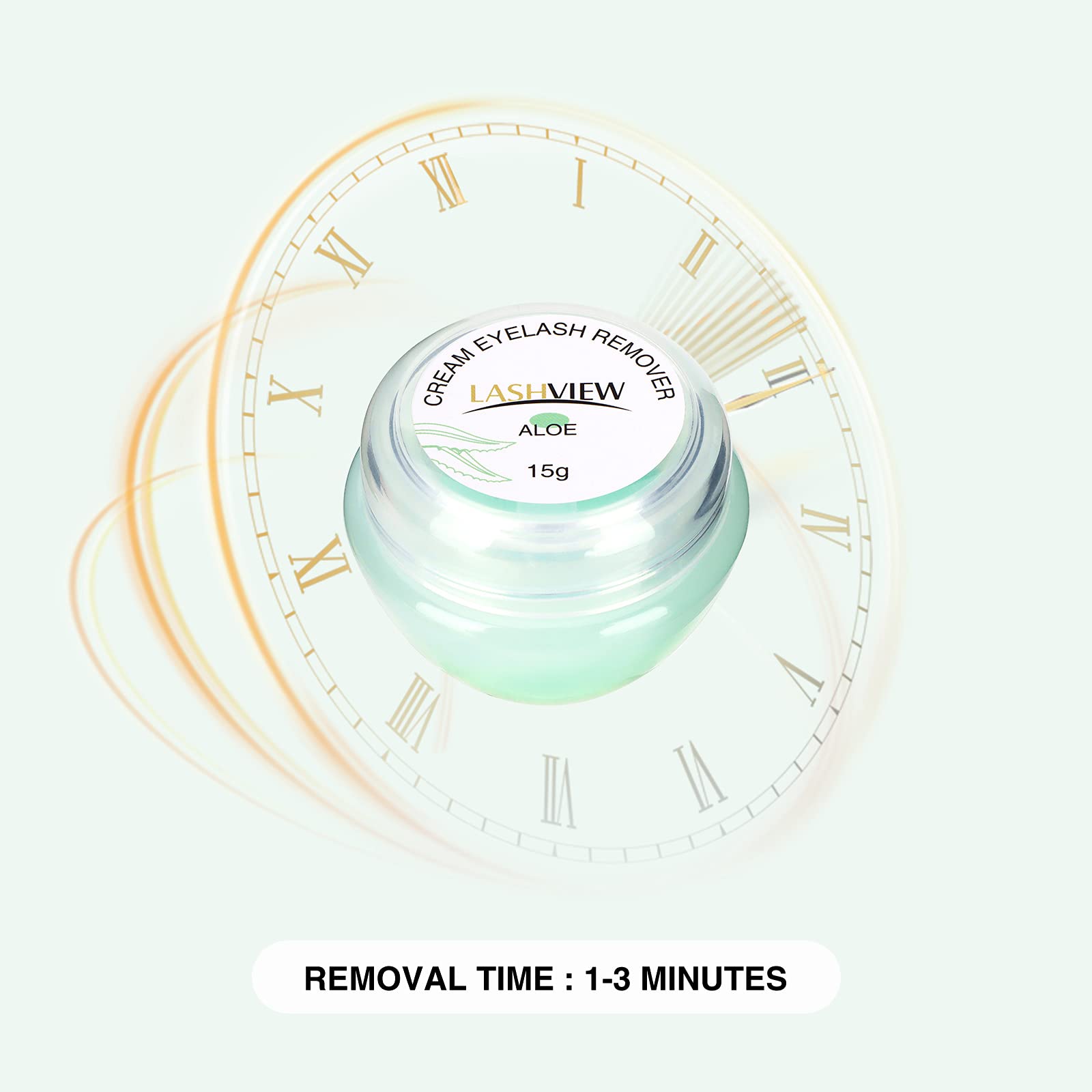 LASHVIEW Dissolvant Cils Crème—certifié MSDS et SGS, conforme aux exigences professionnelles.