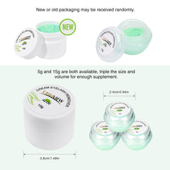 LASHVIEW Dissolvant Cils Crème—parfum Aloe doux, expérience d’utilisation agréable.