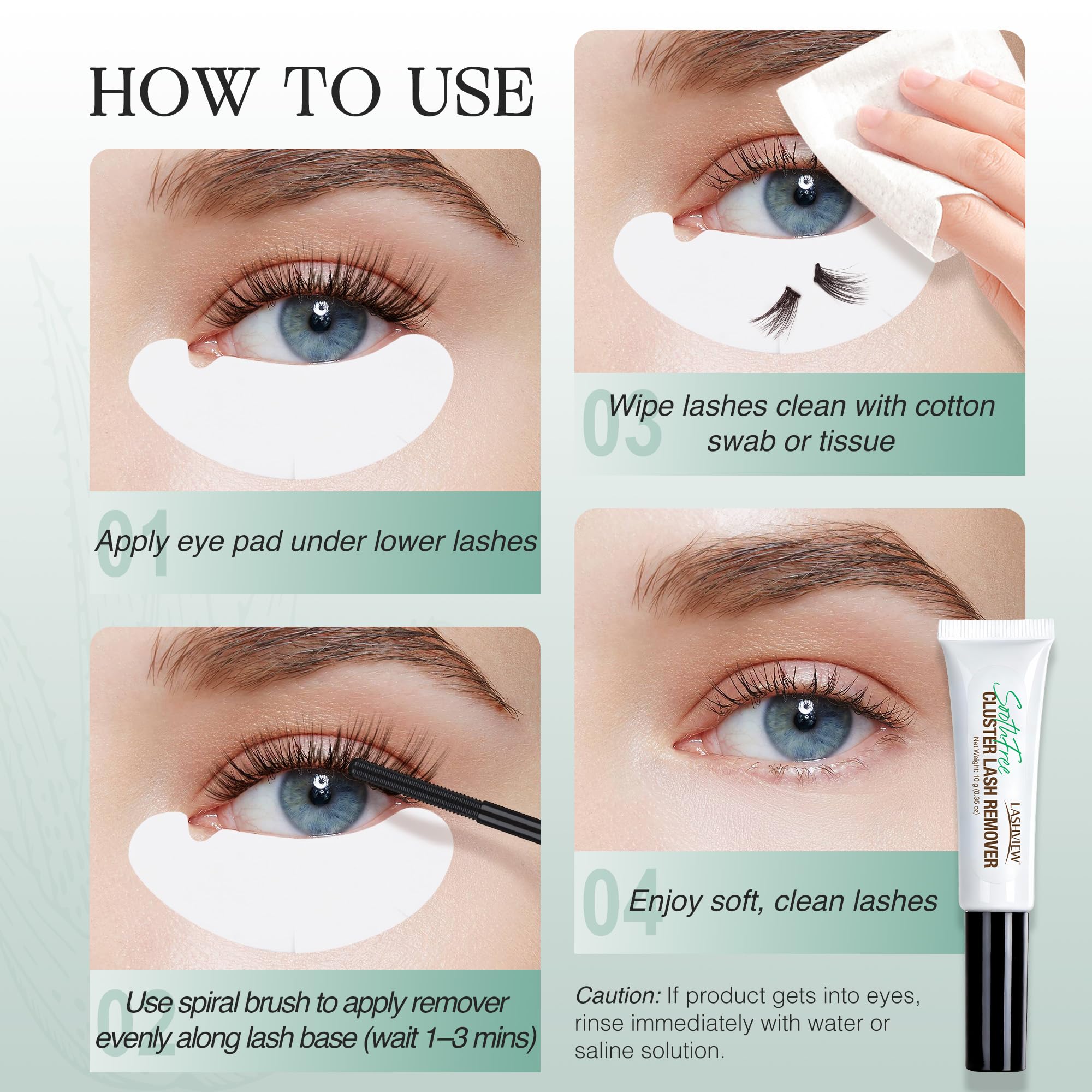LASHVIEW extraits glycyrrhiza-inflata: aide à adoucir et protéger les cils.