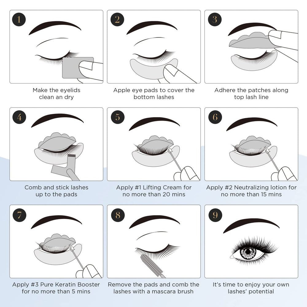 Boosteur kératine LashVIEW nourrit et renforce les cils.