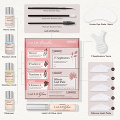LASHVIEW kit de levage des cils - ensemble inclus pour utilisation polyvalente