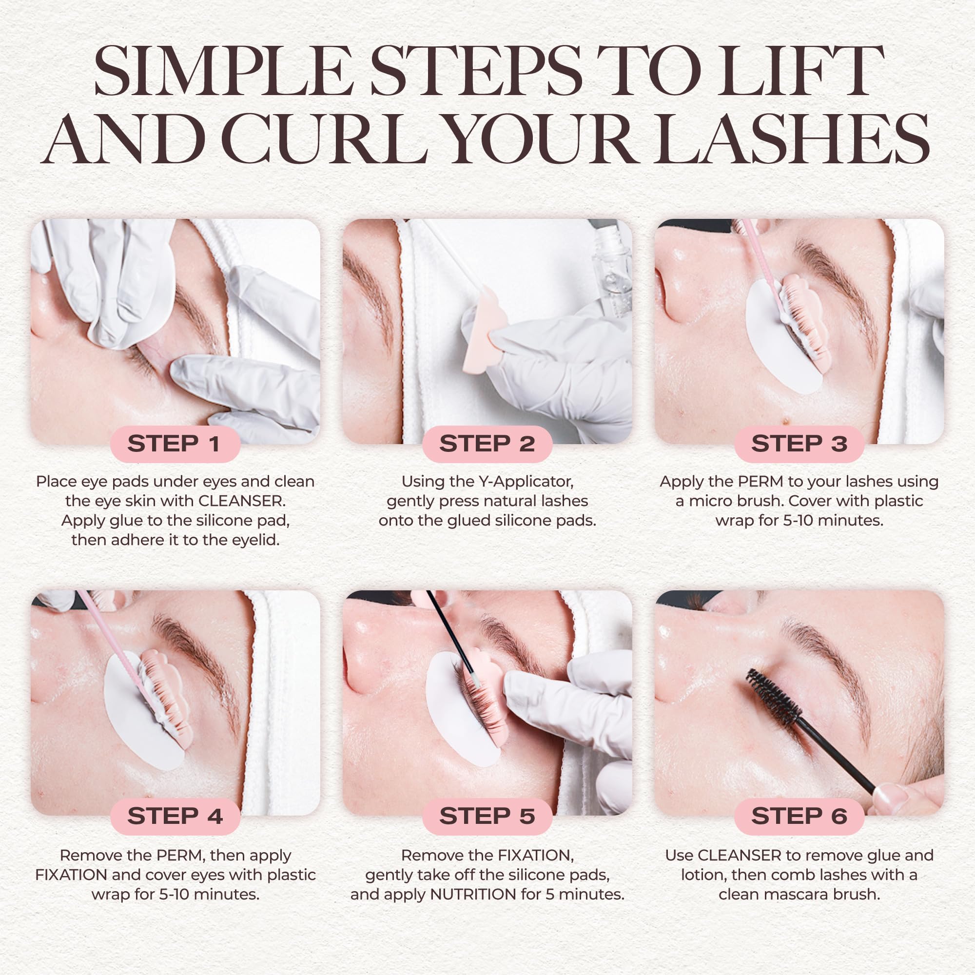 LASHVIEW kit de levage des cils - parfait pour domicile ou salon