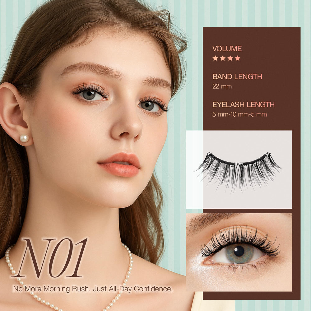 LashVIEW magnets ultra-fin 0,17 mm pour un regard léger et naturel.