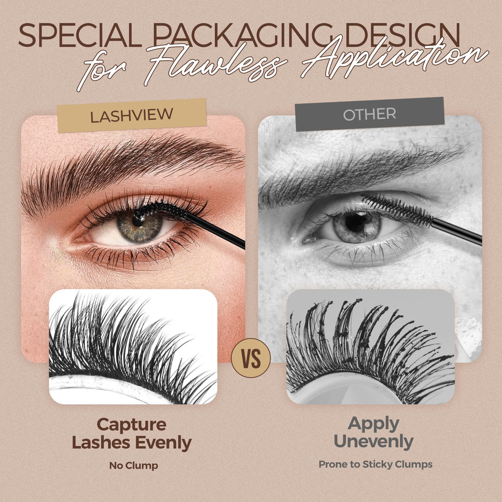 LASHVIEW retrait facile, démaquillage sans effort.