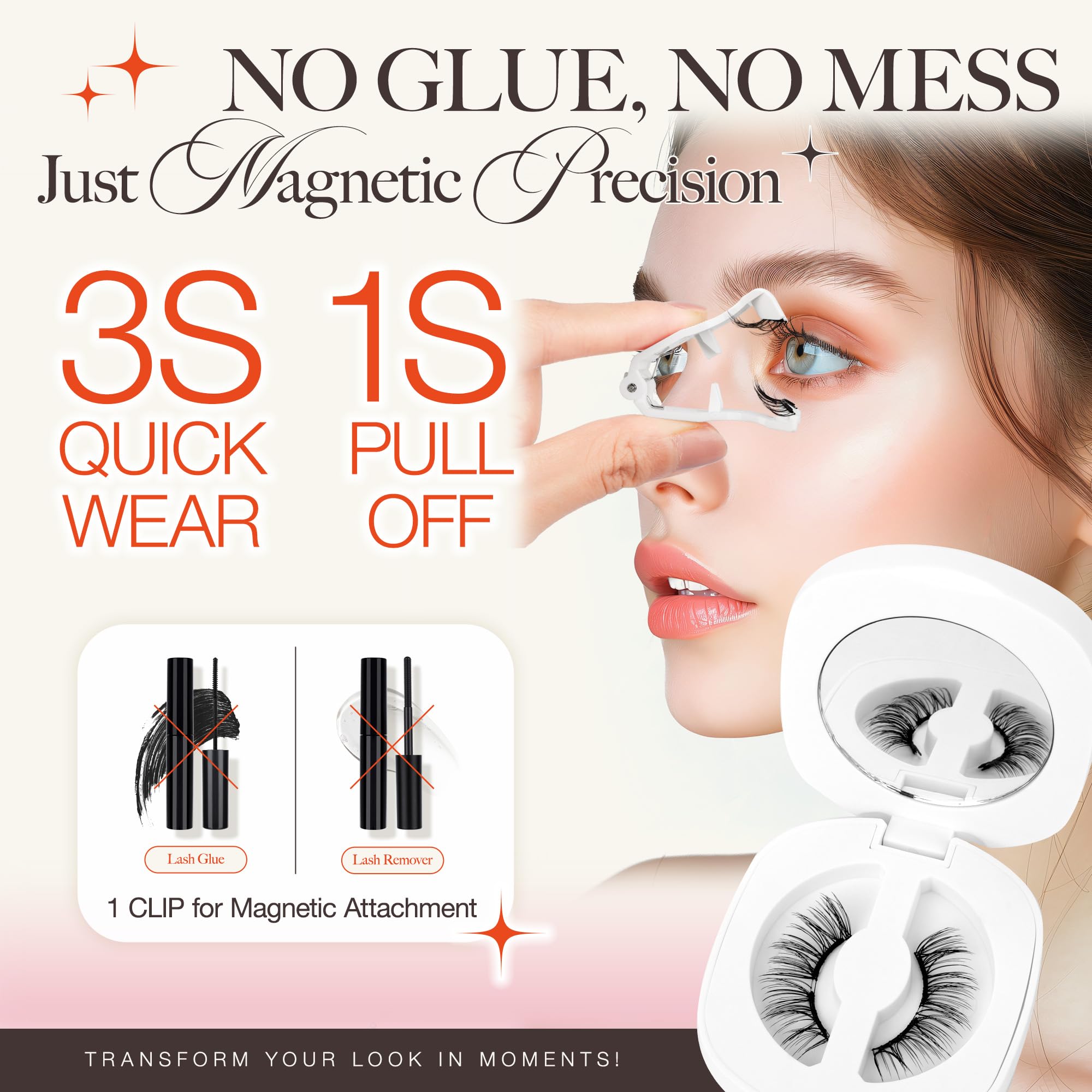 LASHVIEW reusable magnetic eyelash pack for sustainable use