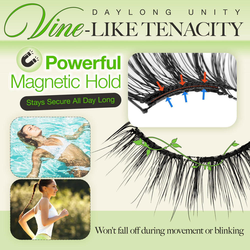 LASHVIEW cils magnetiques sans colle confort tout au long de la journee