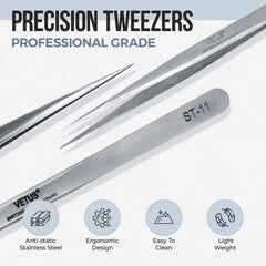 Pinces LASHVIEW ST11 séparation précise des cils pour extensions.