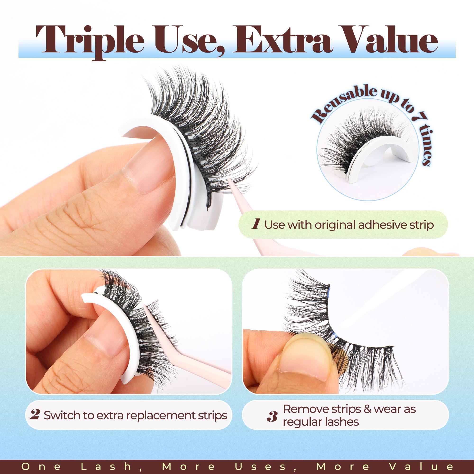 LASHVIEW styles dramatiques, parfait pour soirées et occasions.