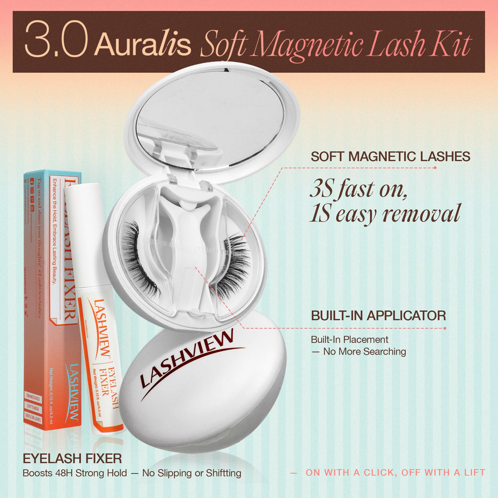 Cils magnétiques LashVIEW Upgrade réutilisables plus de 100 fois.