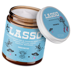 LASSO TALLOW pot visages baume sans parfum, hydratation douce