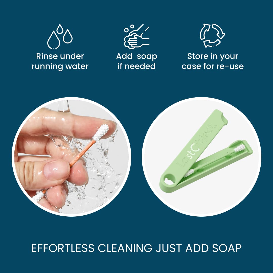LastSwab étui voyage compact prêt à l’emploi lors de déplacements.