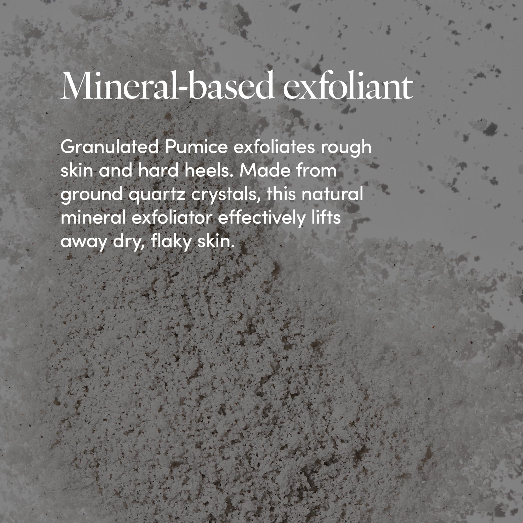 LATHER foaming foot scrub lather visible as it cleanses the skin.