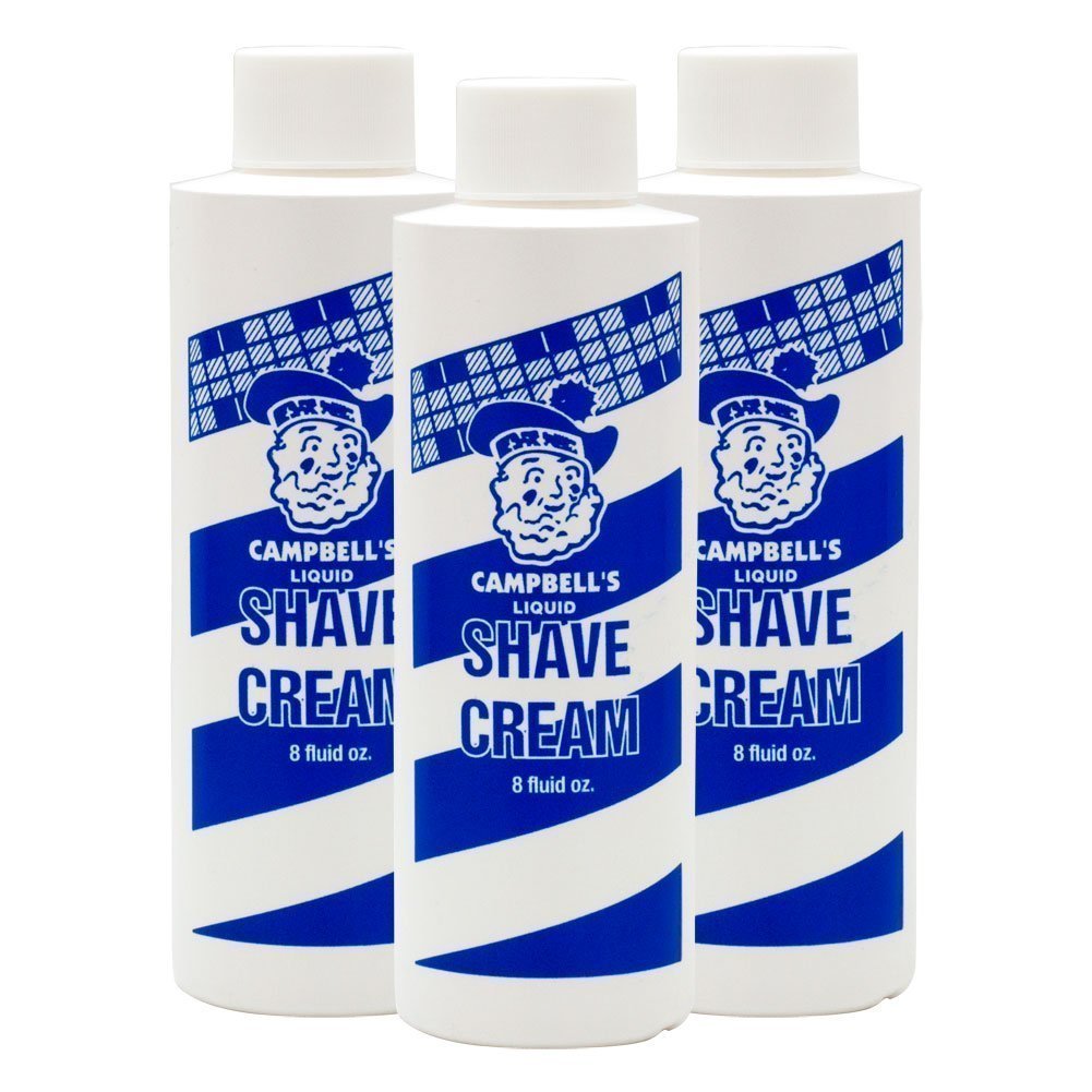 Lather King Campell crème de rasage concentrée, bouteilles lot-de-3, glisse douce
