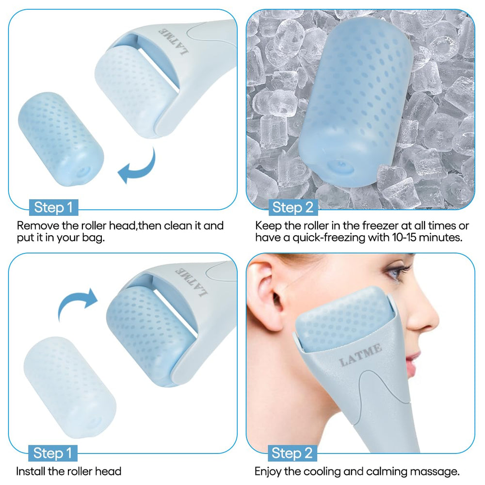 LATME Rouleau glacé anti poches autour des yeux—regard plus frais