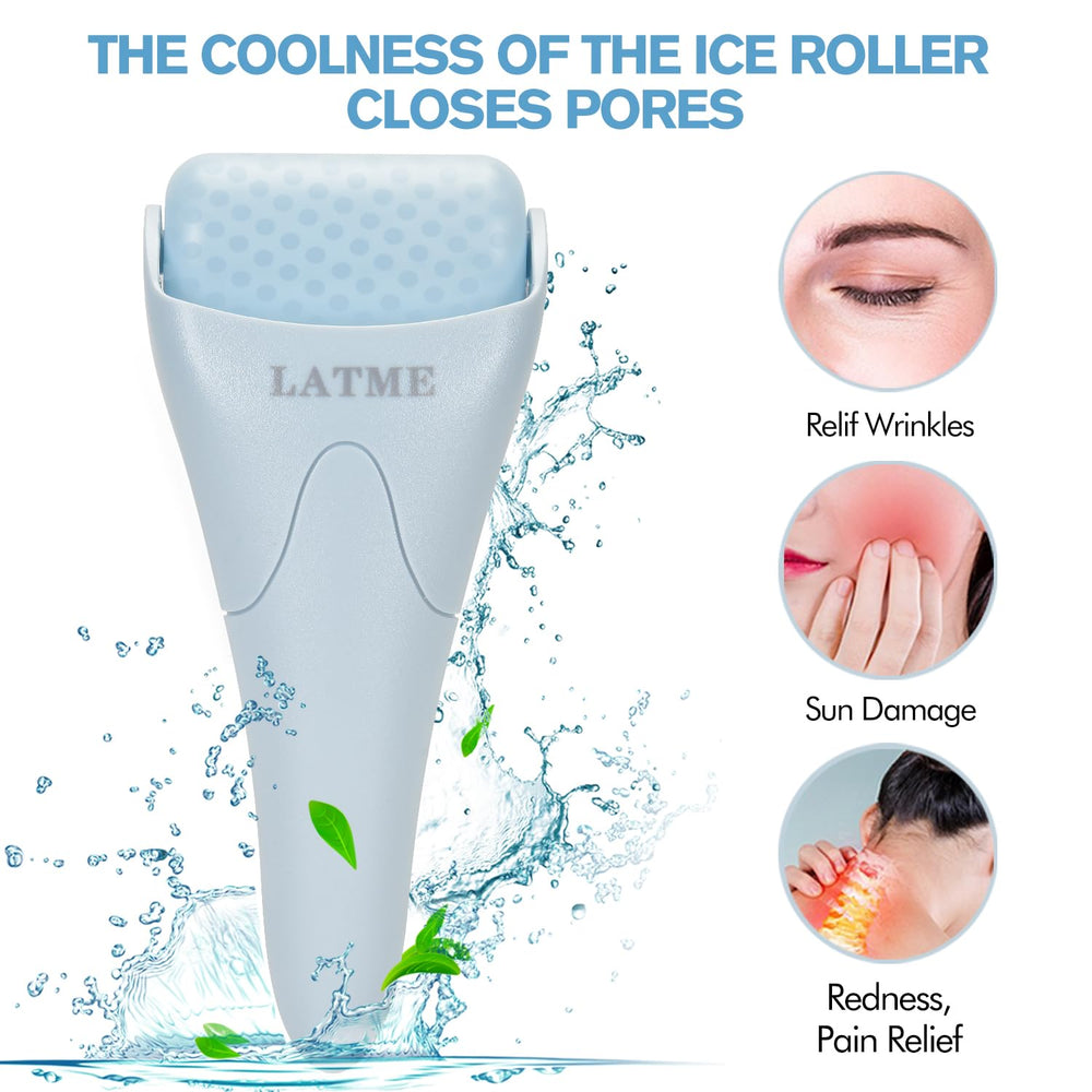 LATME Rouleau glacé yeux—atténuation des poches et fatigue du regard