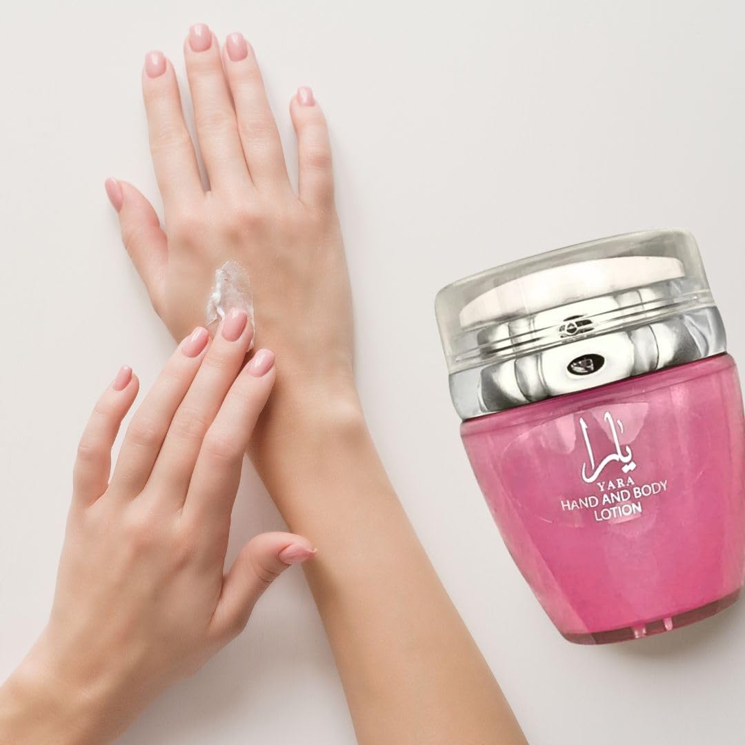 Lattafa YARA texture-creme-absorption: application douce sans gras.