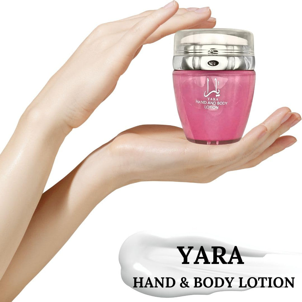 Lattafa YARA usage-quotidien-hydratation: parfait pour peaux sèches et mains.