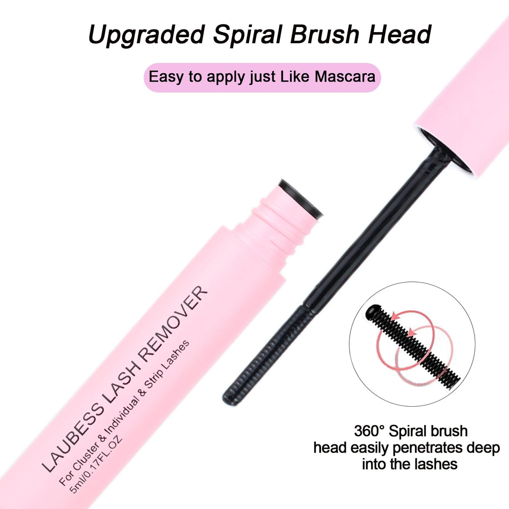 LAUBESS Application des cils, précision grâce à la brosse double.