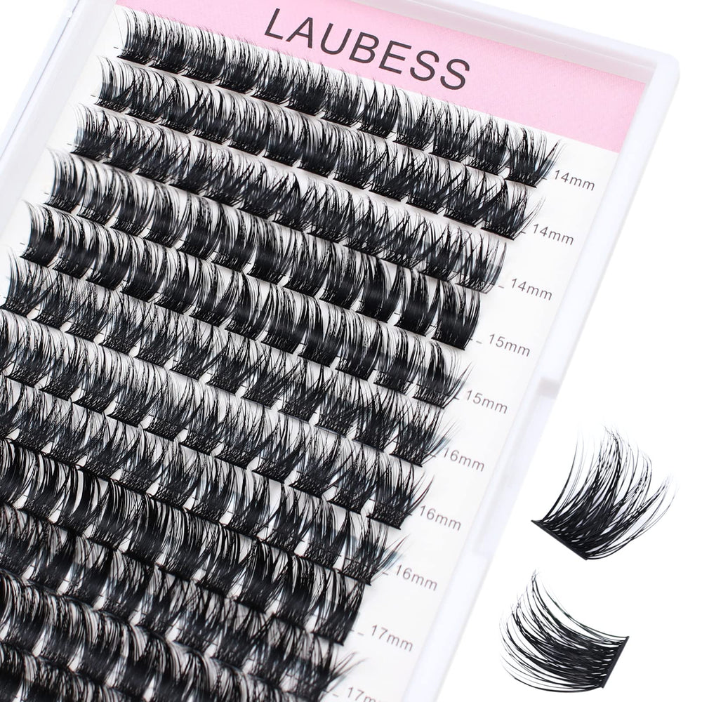 LAUBESS clusters cils-individuels 14-18mm pour une pose précise et rapide.