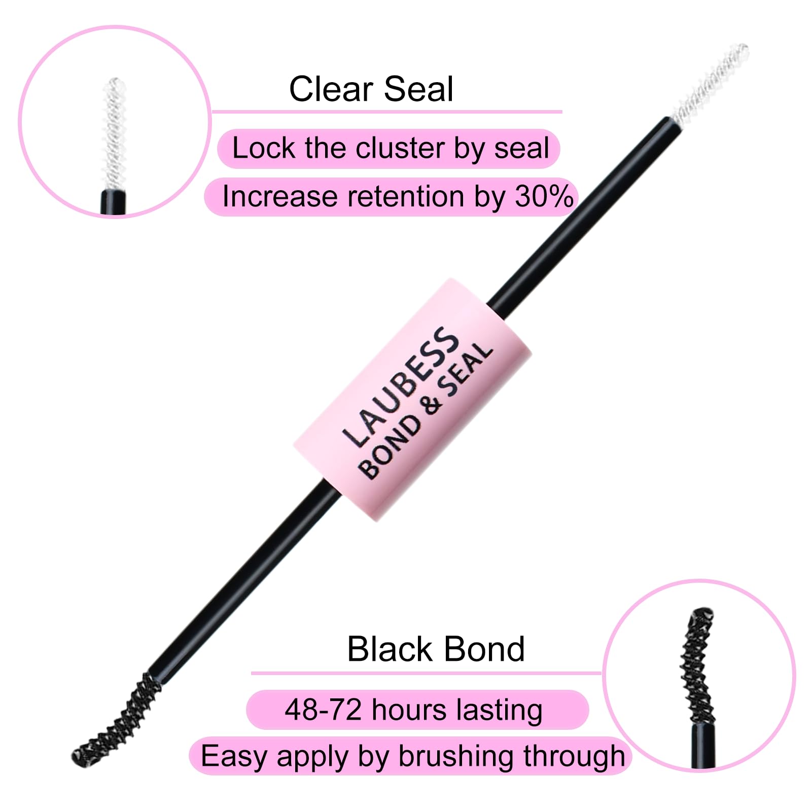 LAUBESS Dissolvant huileux pour retirer rapidement l'adhésif.