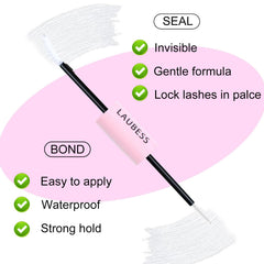 Laubess Lash Bond & Seal applicateur – précision optimale pour extensions maison.