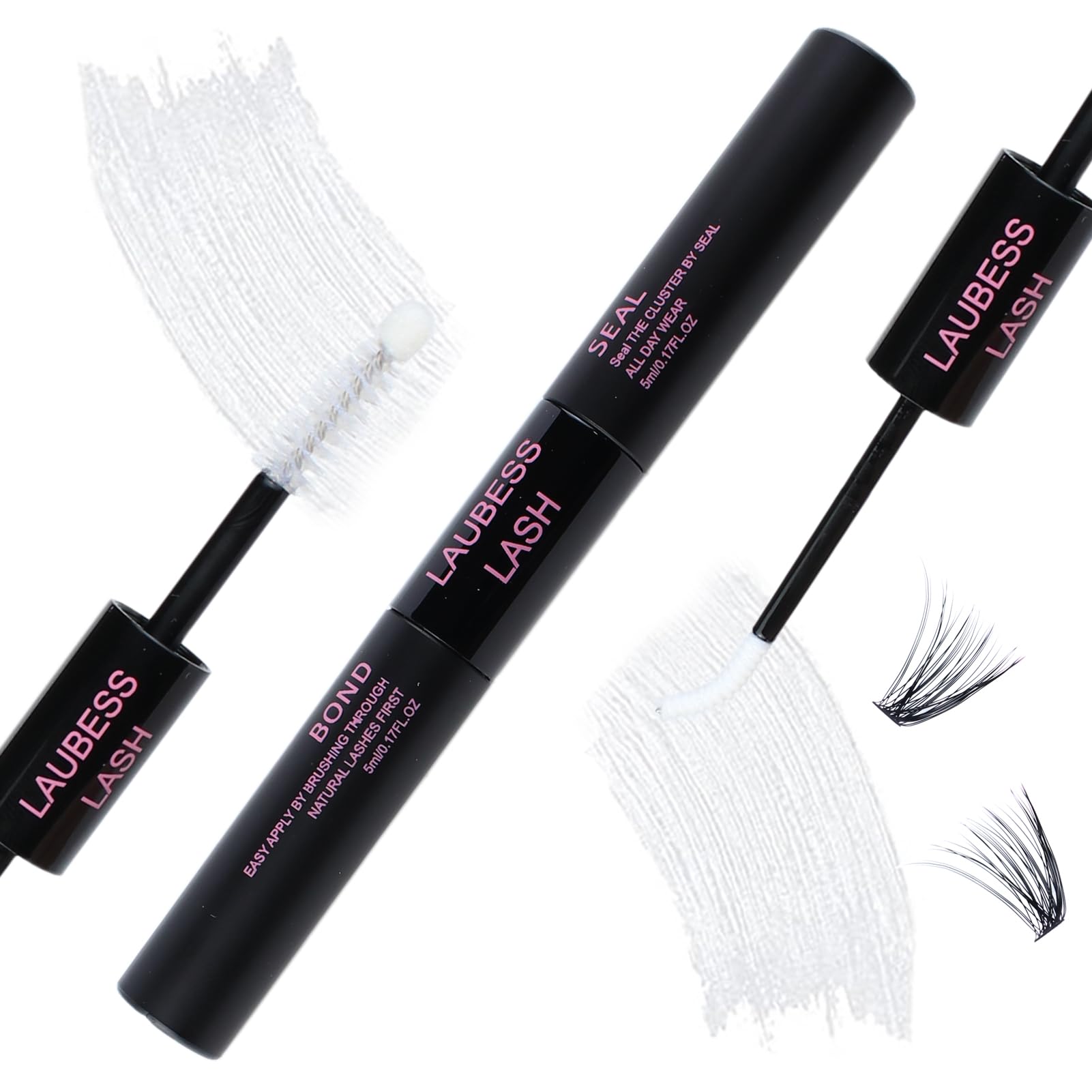Laubess LASH flacon adhésif et scellant 10 ml pour extensions durables.