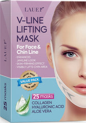 Masque contouring Ligne-V LAUER COSMETIC pour un visage plus sculpté.