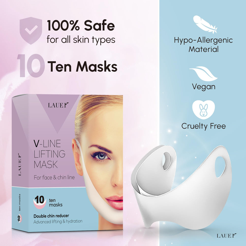Masque lift menton LAUER COSMETIC, contour plus net et défini.