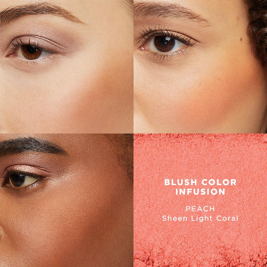 Laura Mercier Blush Color Infusion, finis mats et reflets subtils pour le look.