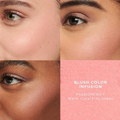 Texture légère de Laura Mercier Blush Color Infusion avec fini Mat et Iridé